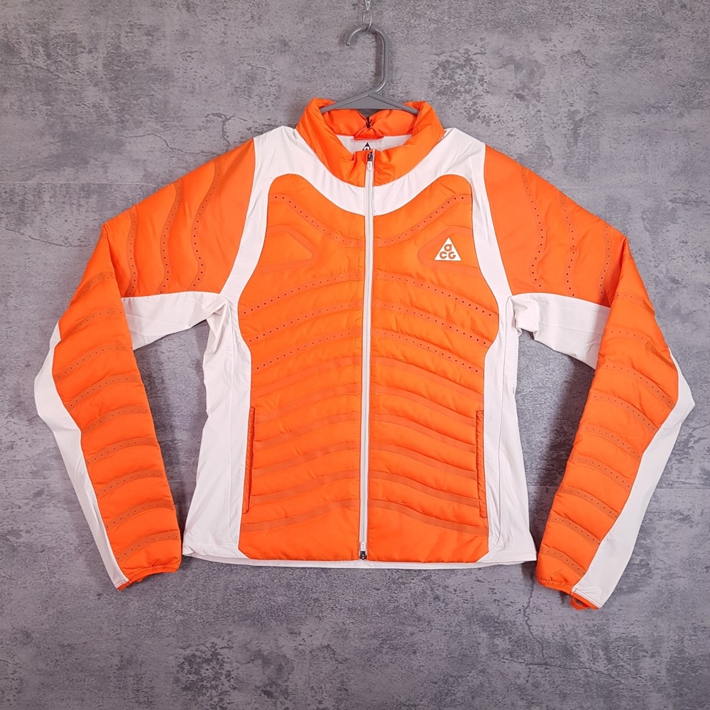 NIKE ACG Therma Fit Lava Loft Jacket Womens LARGE Orange IO9134-819